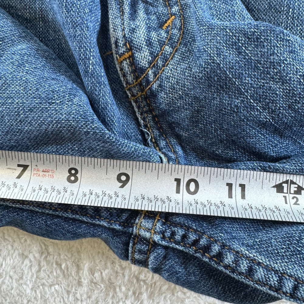Levis Jean Shorts 33 Relaxed Fit 550 Jean Denim Y2K Baggy Skater 10" Inseam - Picture 5 of 7